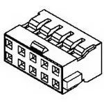 Carcasa de conector de crimpado Molex 511100856, paso: 2mm, 8 contactos, 2 filas, Conector