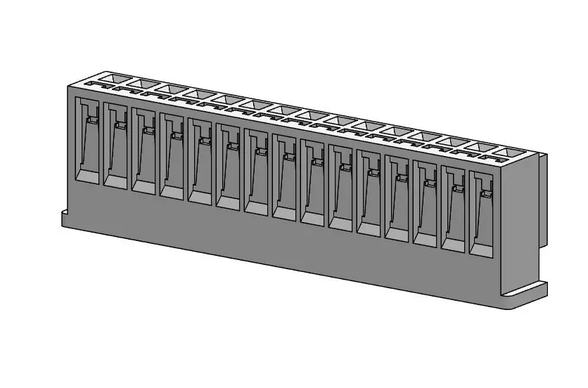 Carcasa de conector de crimpado Molex 511911500, paso: 2.5mm, 15 contactos, , 1 fila filas, Conector
