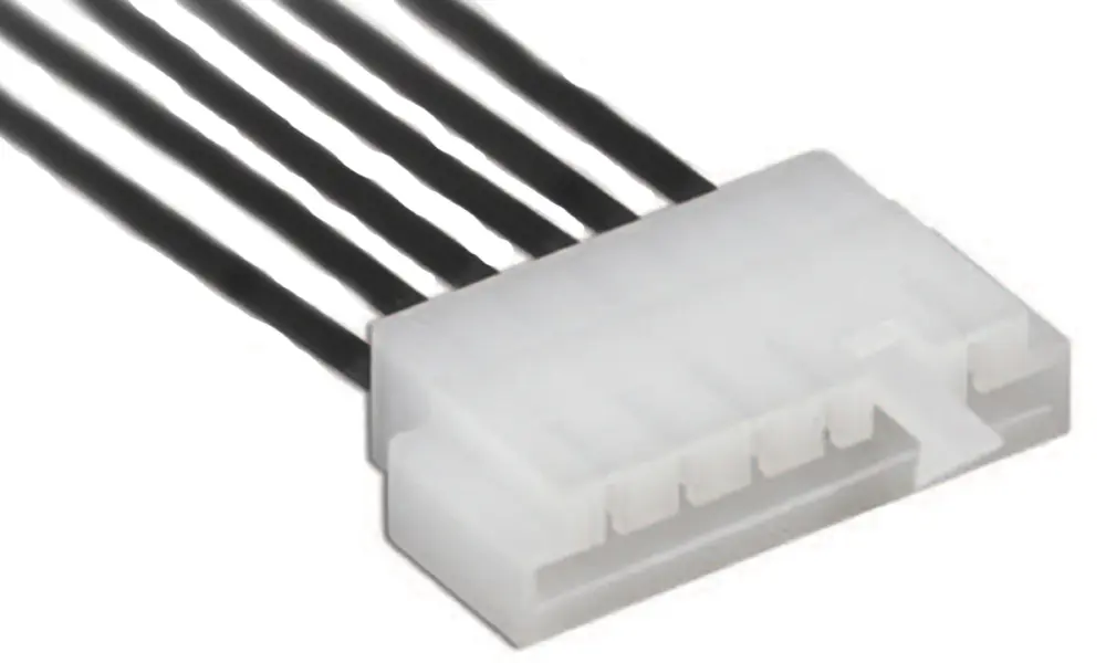 Carcasa de conector Molex 172159-0610, Serie EdgeMate, paso: 3.96mm, 10 contactos, 1 fila filas, Recta, Hembra, Montaje