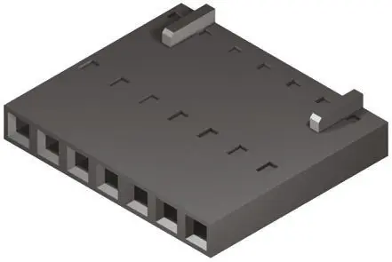 Carcasa de conector Molex 50-57-9325, Serie SL, paso: 2.54mm, 25 contactos, , 1 fila filas, Recto, Hembra, Montaje de