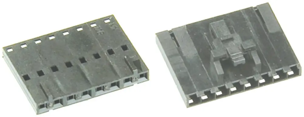 Carcasa de conector Molex 50-57-9418, Serie SL, paso: 2.54mm, 18 contactos, , 1 fila filas, Recto, Hembra, Montaje en