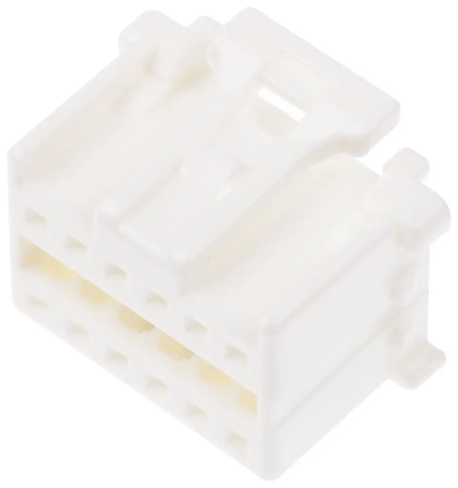 Carcasa de conector Molex 51353-1200, Serie MicroClasp, paso: 2mm, 12 contactos, 2 filas, Recto, Hembra, Montaje de