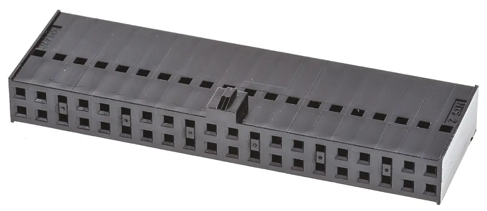 Carcasa de conector Molex 90142-0040, Serie C-Grid III, paso: 2.54mm, 40 contactos, 2 filas, Recto, Hembra