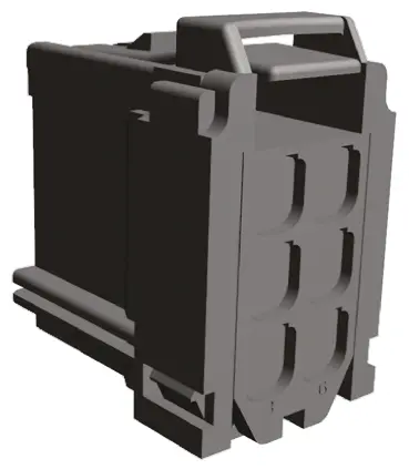 Conector de automoción TE Connectivity 8-968970-2, Serie AMP MCP 2.8, paso: 5mm, 6 contactos, 3 filas, Recto, Hembra,