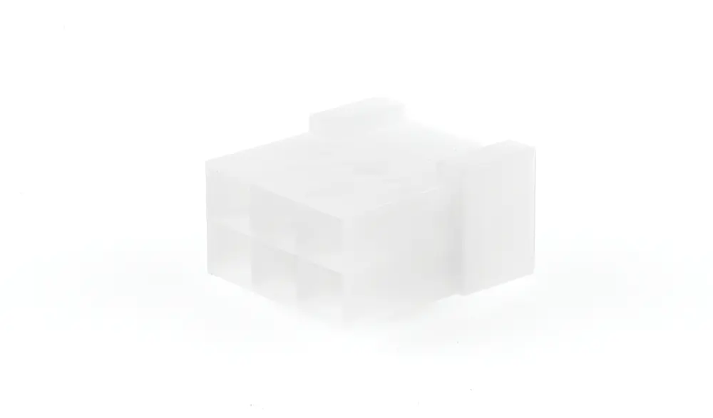 Conector con contactos de crimpado TE Connectivity 180906-0 6 contactos, 6.35mm, Natural