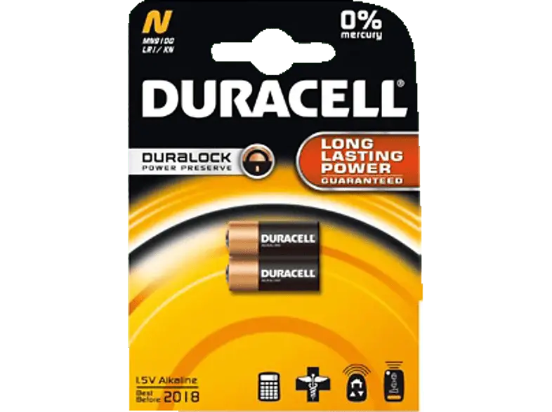 DURACELL Piles-N alcaline de Pared | Blanco