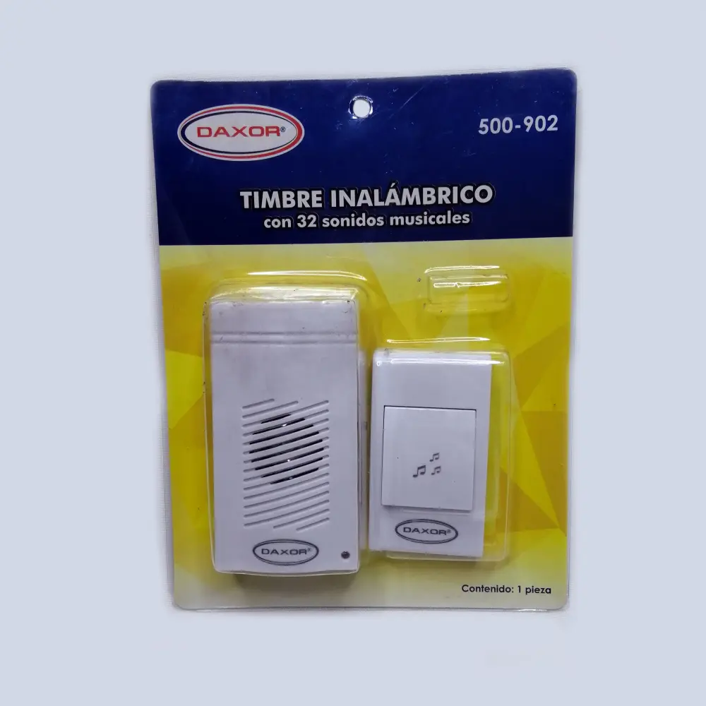 TIMBRE INALAMBRICO DE PILAS RADOX 500-902 con Indicador LED