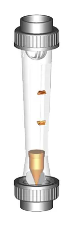 Caudalímetro Georg Fischer para Líquido, 50 l/h → 500 L/h | 198807008