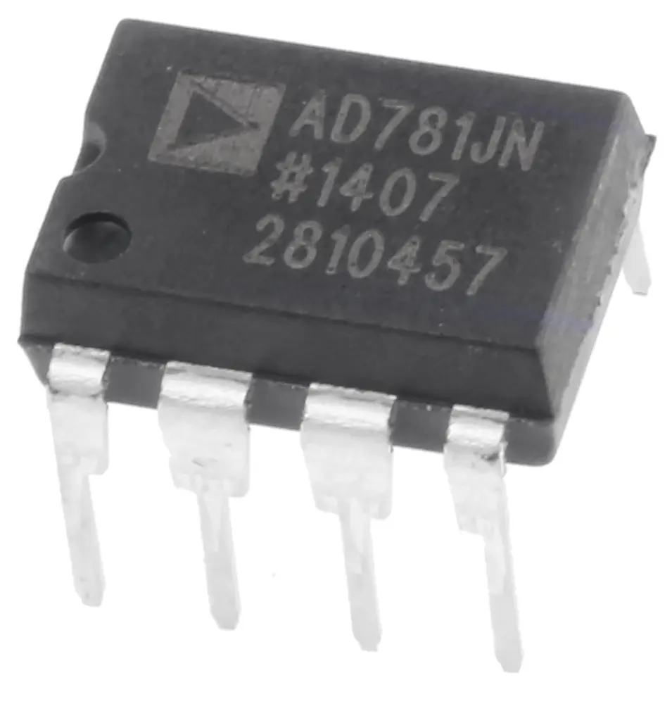 Circuito de prueba y retención, AD781JNZ, 0.7μs, Fuente de alimentación Doble, PDIP, 8-Pines Analog Devices