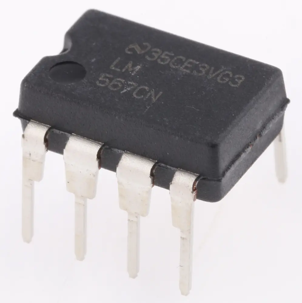 Decodificador DTMF, LM567CN/NOPB, 0.5MHZ, Bipolar, MDIP, 8 pines Texas Instruments