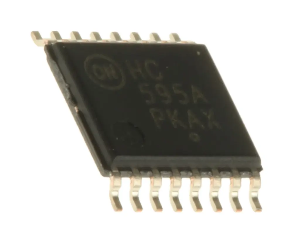 Registro de desplazamiento MC74HC595ADTG, MC74, 8 bits Serie, Paralelo, Unidireccional 16 pines TSSOP 1 onsemi