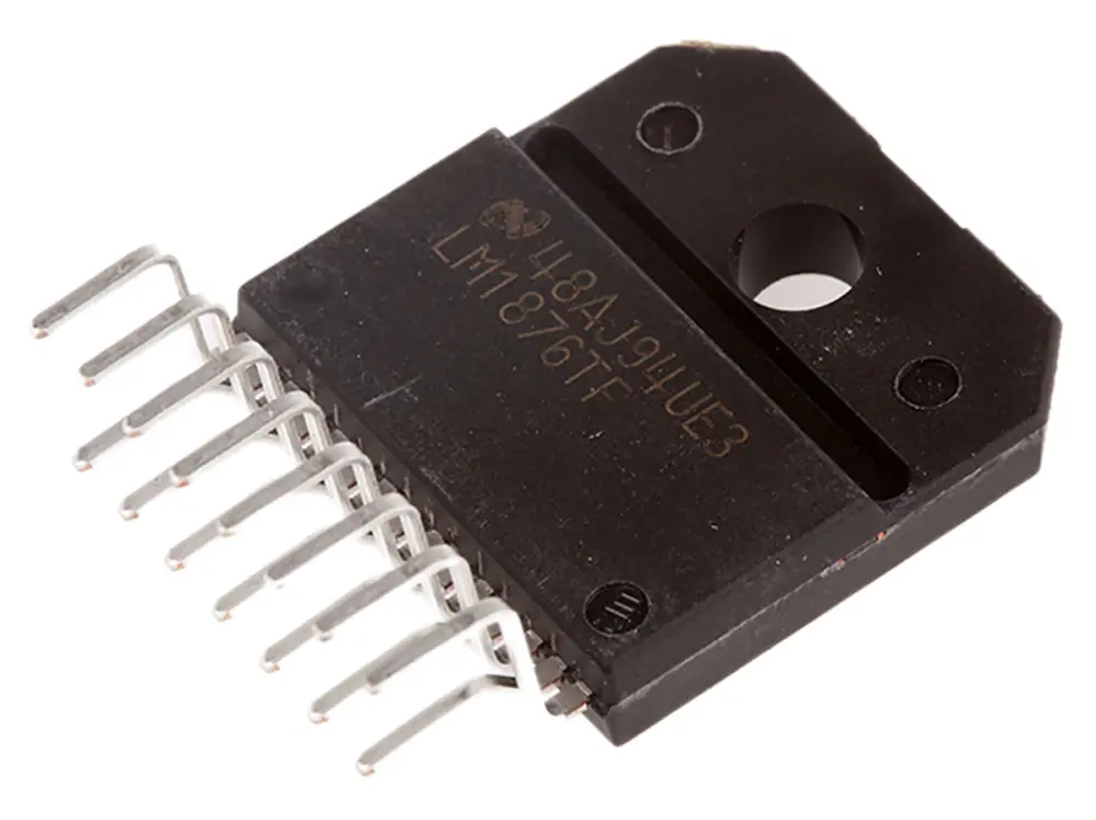 Clase -B Amplificador de audio LM1876TF/NOPB, Amplificador de potencia de audio estéreo 7.5MHZ 80dB 20W TO-220, Texas Ins...