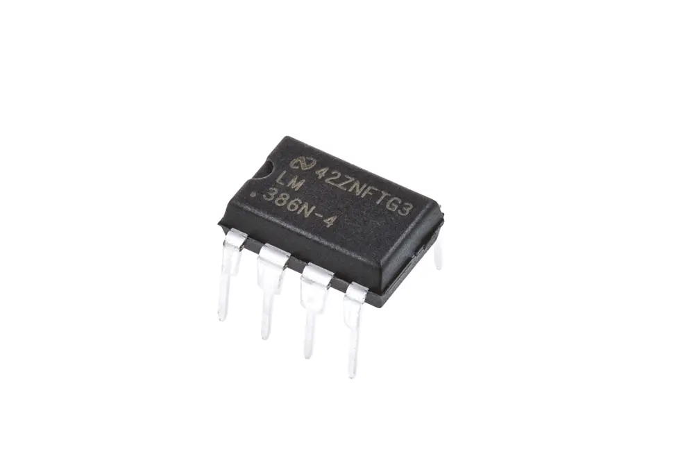 Clase -B Amplificador de audio LM386N-4/NOPB, Amplificador de potencia de audio Mono 1W MDIP, 8-Pines +70 °C Texas Instru...