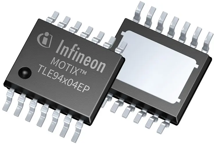 Controlador de motor, Medio puente TSDSO 20 V Motor DC, Paso paso Medio puente | TLE94104EPXUMA1 Infineon