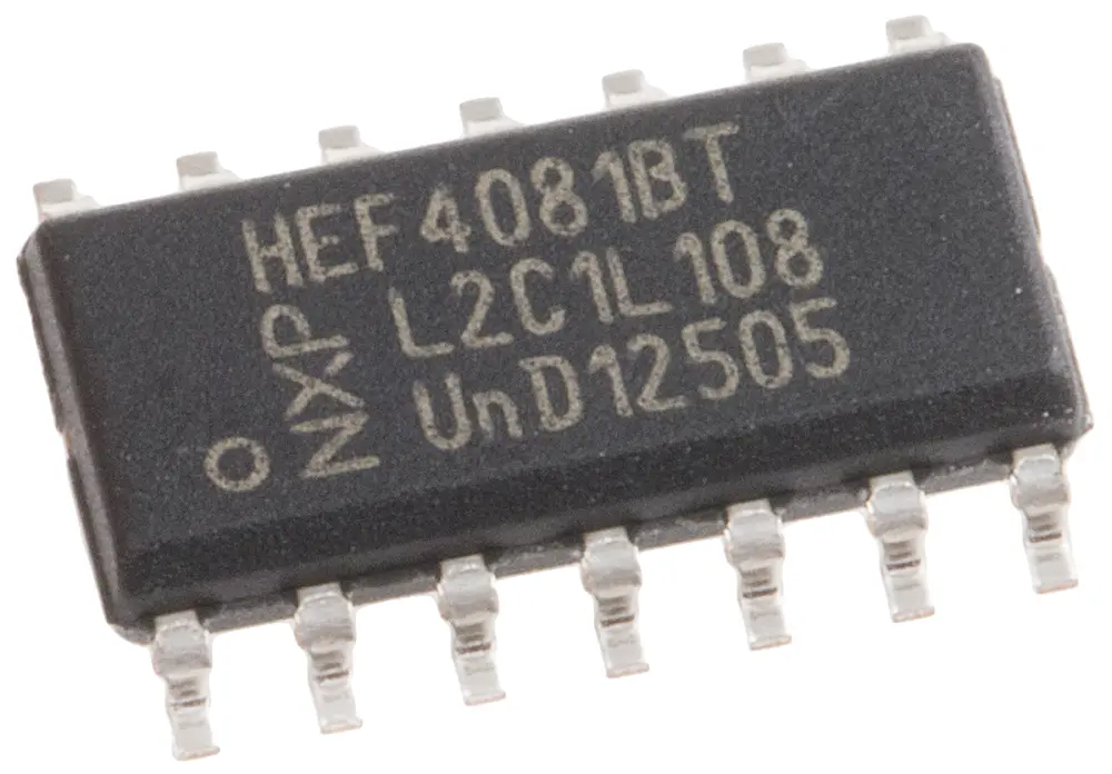 Y, HEF4081BT,652, SOIC 14 pines Nexperia