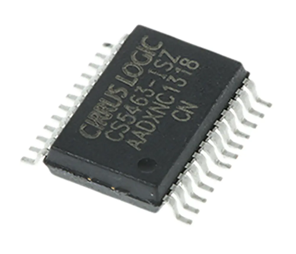 CI de medición de energí, CS5463-ISZ, 8 bits SSOP, 24 pines Cirrus Logic