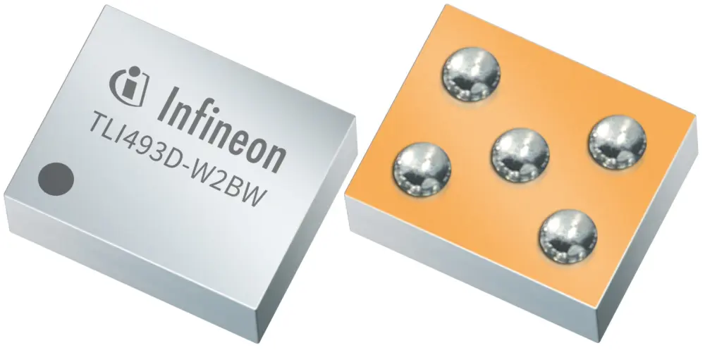 Sensor de efecto Hall, TLI493DW2BWA0XTSA1, Efecto Hall Infineon