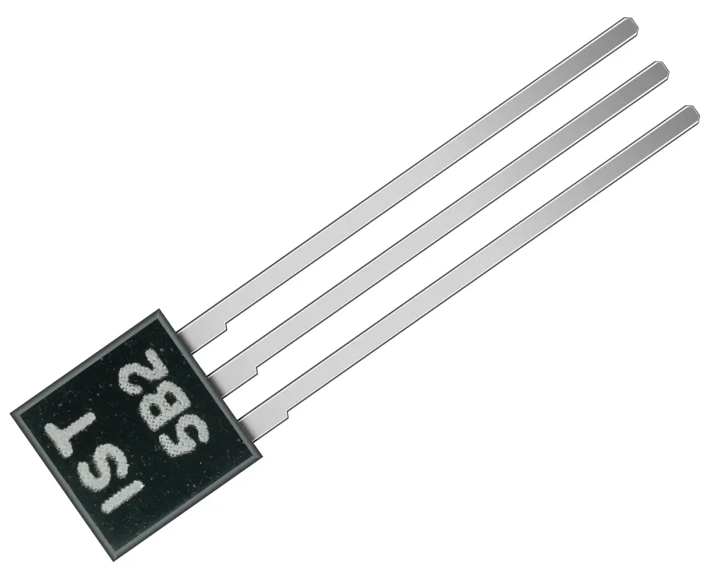 Sensor de temperatura TSIC 301 TO92, 0,1 °C, encapsulado TO-92 3 pines, interfaz Analógico IST INNOVATIVE SENSOR TECHNOLOGY