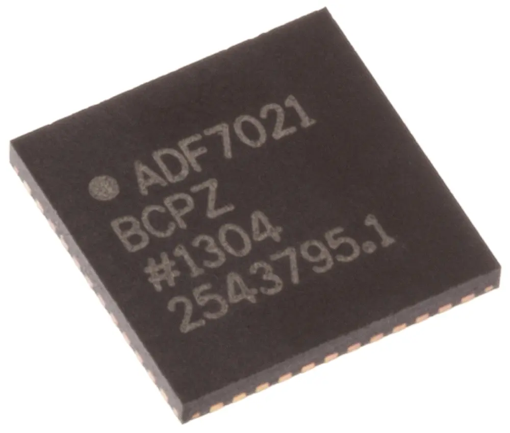 CI de transceptor RF ADF7021BCPZ, FSK, MSK, LFCSP, 48 pines Analog Devices