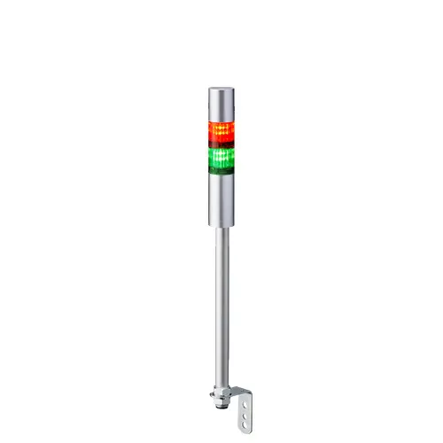 Columna de señalización Patlite LR4, LED, con 2 elementos de color, 90dB @ 1 m, 24 V dc | LR4-202LJBU-RG