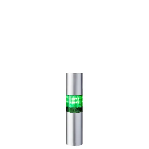 Columna de señalización Patlite LR4, LED, con 1 elemento de color, 90dB @ 1 m, 24 V dc | LR4-102WJBU-G