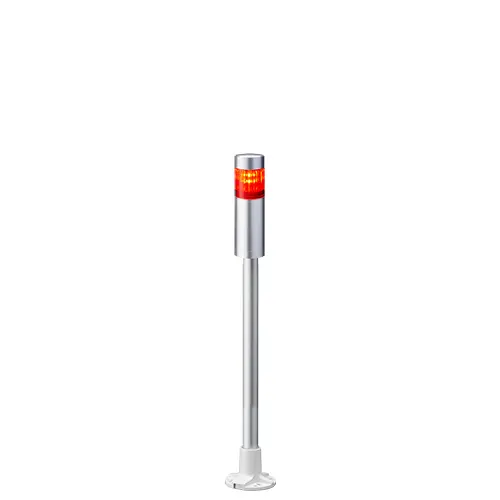 Columna de señalización Patlite LR4, LED, con 1 elemento de color, 24 V dc | LR4-102PJNU-R
