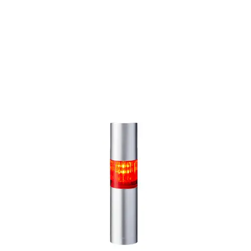 Columna de señalización Patlite LR4, LED, con 1 elemento de color, 90dB @ 1 m, 24 V dc | LR4-102WJBU-R