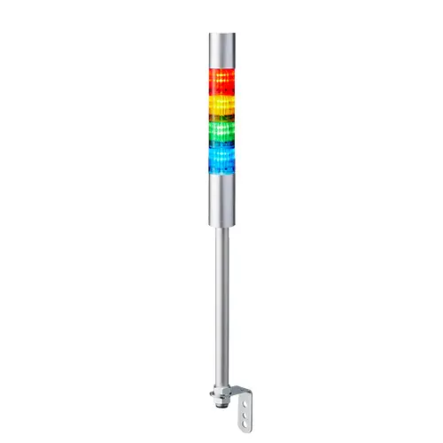 Columna de señalización Patlite LR4, LED, con 4 elementos de color, 90dB @ 1 m, 24 V dc | LR4-402LJBU-RYGB