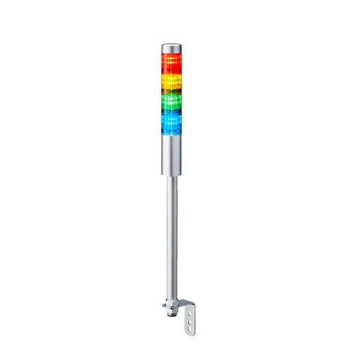 Columna de señalización Patlite LR4, LED, con 4 elementos de color, 24 V dc | LR4-402LJNU-RYGB