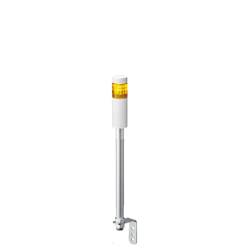 Columna de señalización Patlite LR4, LED, con 1 elemento de color, 24 V dc | LR4-102LJNW-Y