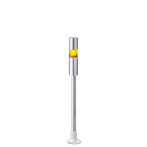 Columna de señalización Patlite LR4, LED, con 1 elemento de color, 90dB @ 1 m, 24 V dc | LR4-102PJBU-Y