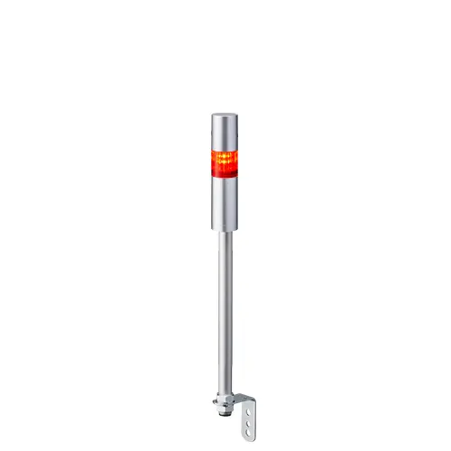 Columna de señalización Patlite LR4, LED, con 1 elemento de color, 90dB @ 1 m, 24 V dc | LR4-102LJBU-R