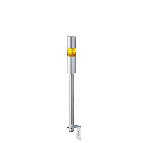 Columna de señalización Patlite LR4, LED, con 1 elemento de color, 90dB @ 1 m, 24 V dc | LR4-102LJBU-Y