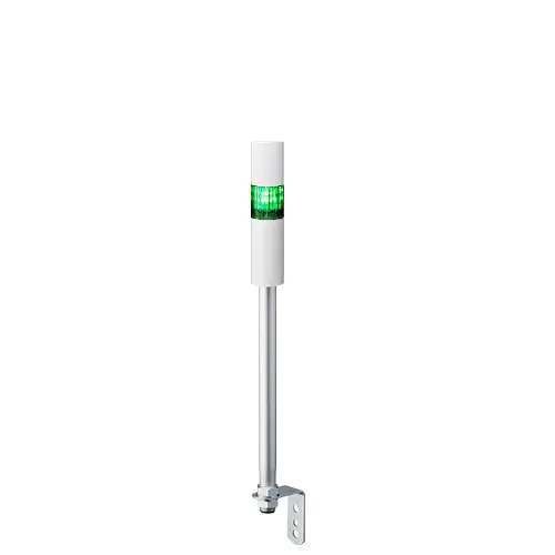 Columna de señalización Patlite LR4, LED, con 1 elemento de color, 90dB @ 1 m, 24 V dc | LR4-102LJBW-G