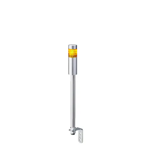 Columna de señalización Patlite LR4, LED, con 1 elemento de color, 24 V dc | LR4-102LJNU-Y