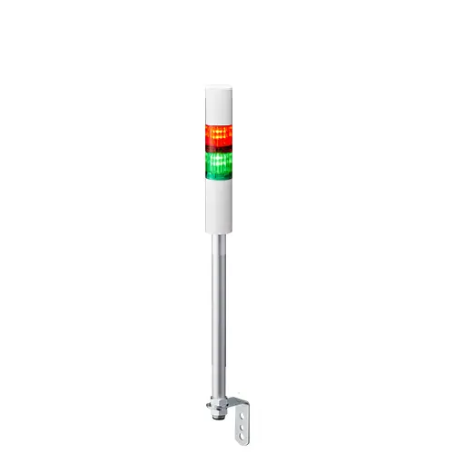 Columna de señalización Patlite LR4, LED, con 2 elementos de color, 90dB @ 1 m, 24 V dc | LR4-202LJBW-RG