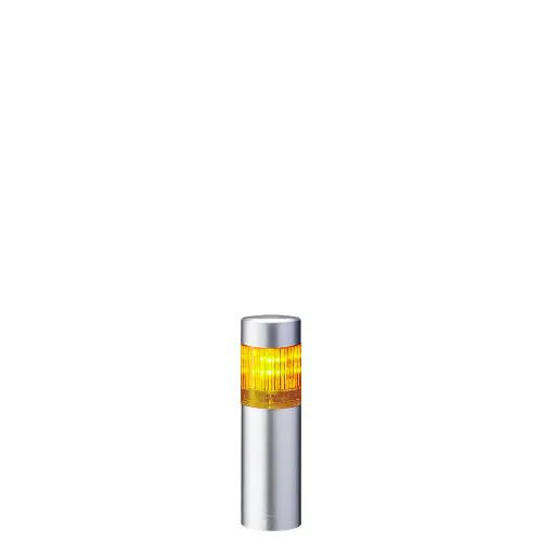 Columna de señalización Patlite LR4, LED, con 1 elemento de color, 90dB @ 1 m, 24 V dc | LR4-102WJNU-Y
