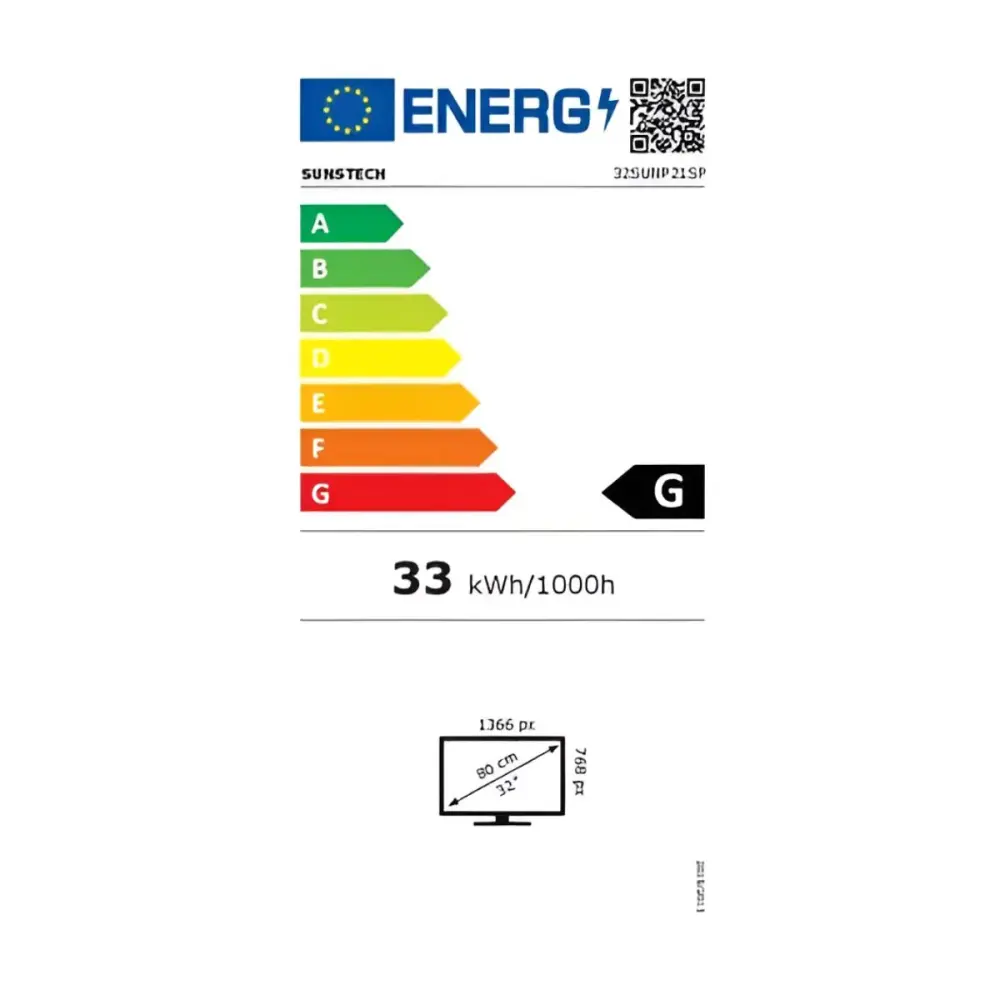 Sistema Todo en Uno Televisor Sunstech 32SUNP21SP 32’’ HD ready DLED G negro