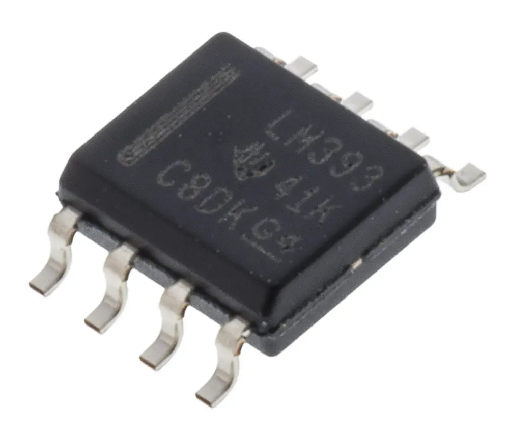 Comparador LM393D Colector Abierto 1.3μs 2-Canales, 3 → 28 V 8-Pines SOIC Texas Instruments