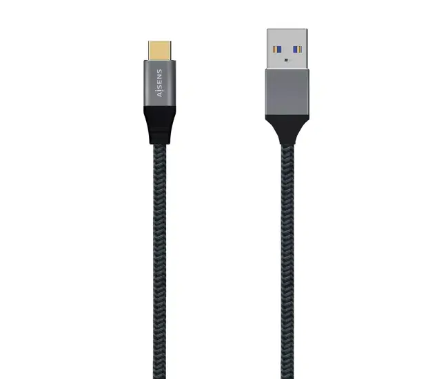 Cable USB USB C Aisens A107-0632 1,5 m Gris