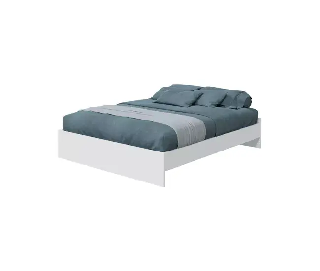 Cama Ethna Blanco Artik (Blanco Mate) 196 x 39 x cm