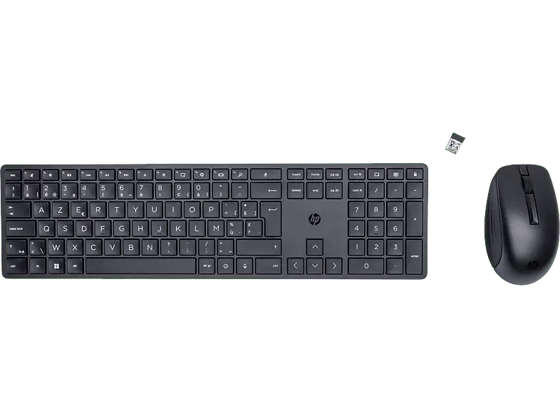 HP Clavier sans fil et Souris sans fil 650 Noir (4R013AA#AC0)