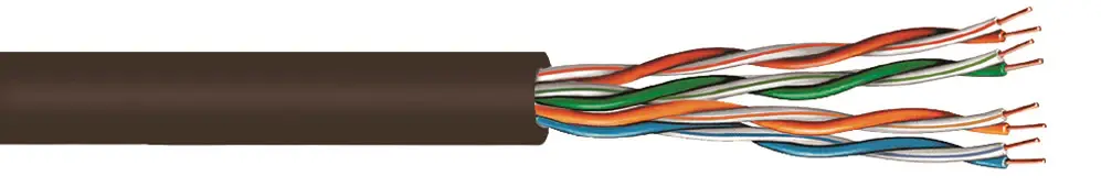 Commscope 4760314/10 24 AWG 4 Pair Verde DataPipe 5E55 Solid BC Plenum UTP Category 5e Cable
