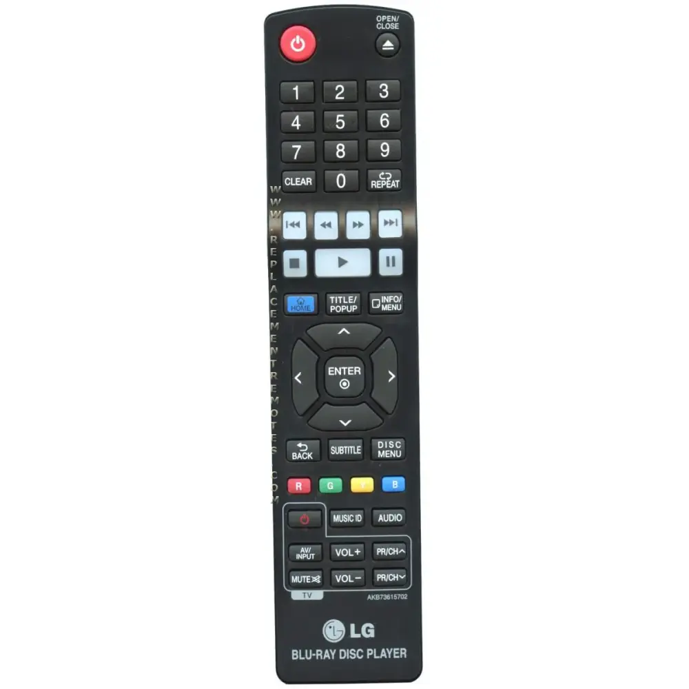 Control remoto de Blu-ray LG AKB73615702