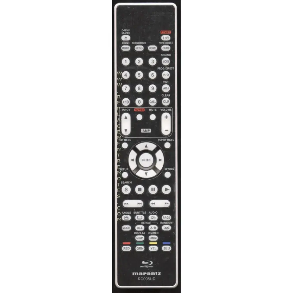 Control remoto de Blu-ray Marantz RC005UD