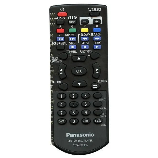 Control remoto de Blu-ray Panasonic N2QAJC000016