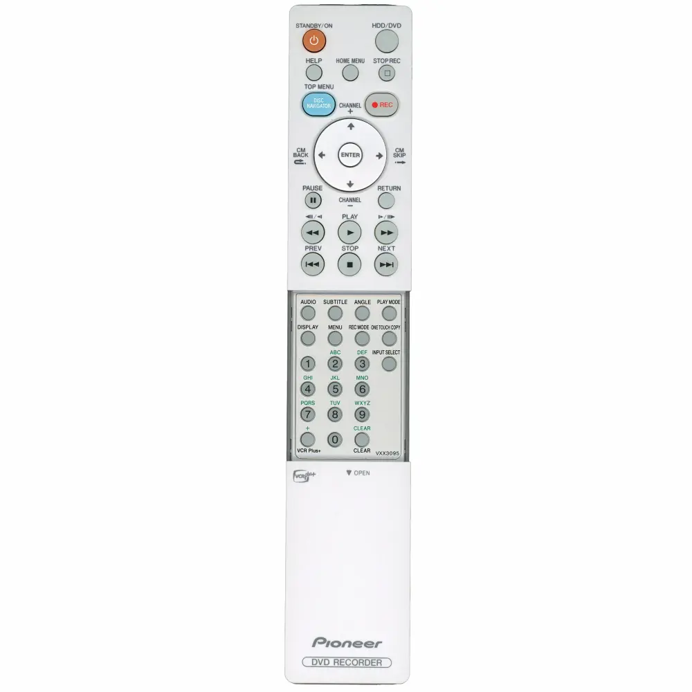Control remoto para grabadora de DVD/HDD Pioneer VXX3095 (DVDR) - VXX3095