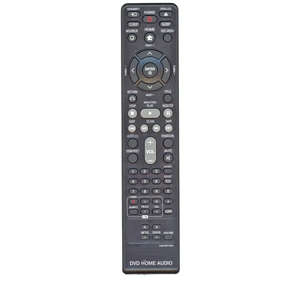 Control remoto para sistema de audio doméstico con DVD LG AKB70877935 - AKB70877935