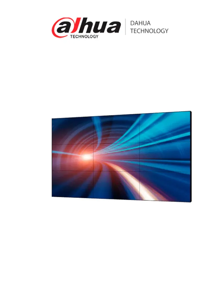 DAHUA DHI-LS550UDM-EF Unidad de Video Wall FHD de 55'' (bisel ultra fino de 1,74 mm)/ Diseño B-to-B/ Panel antirreflejo/ ...