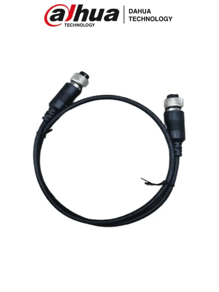 DAHUA MC-AF6-RJ45FAF - Cable Tipo Aviación M12 de 6 4 Pines/ Compatible con Switch Movil/